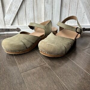 Sanita Margrethe Womens Sandal Clog Boho Granola Girl Khaki 39